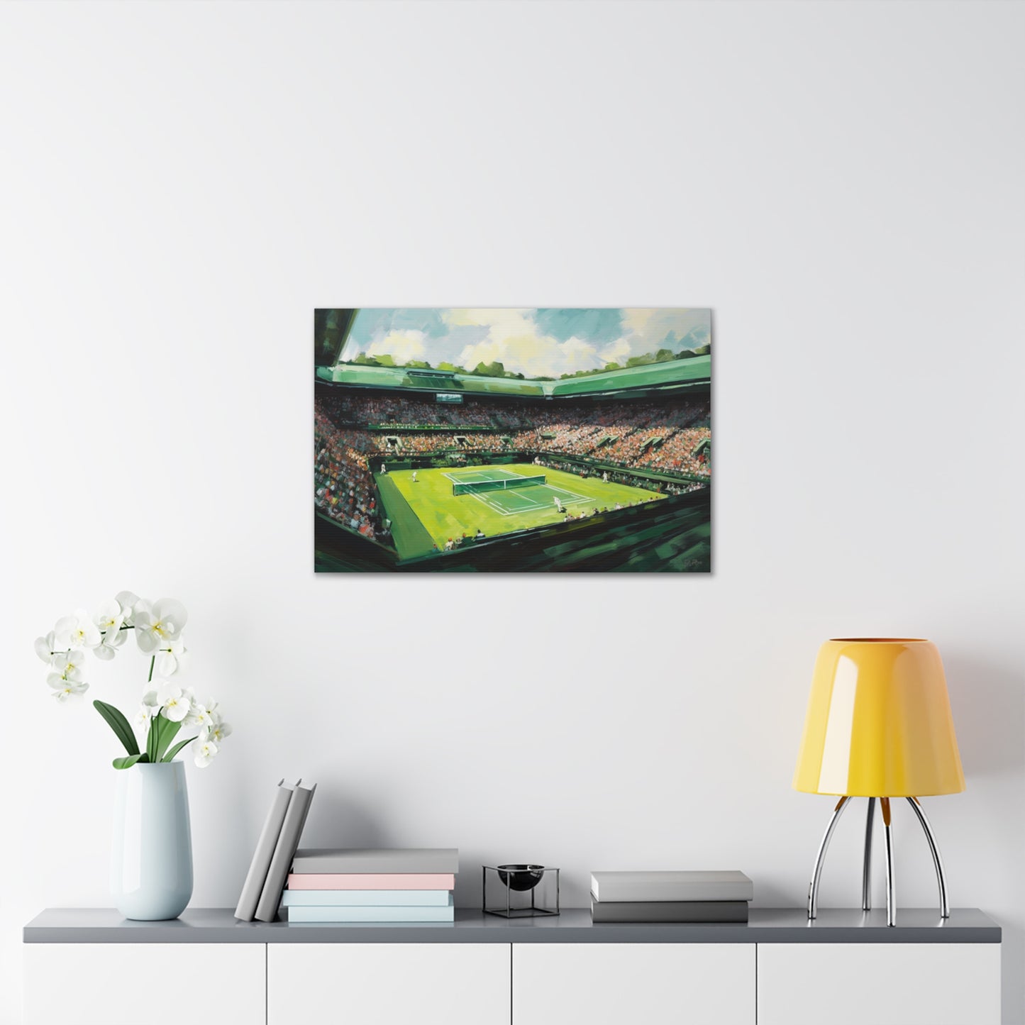 Tennis Painting for Living Room Oil Painting Dining Room Painting for Bedroom Painting for Office Painting of Wimbledon