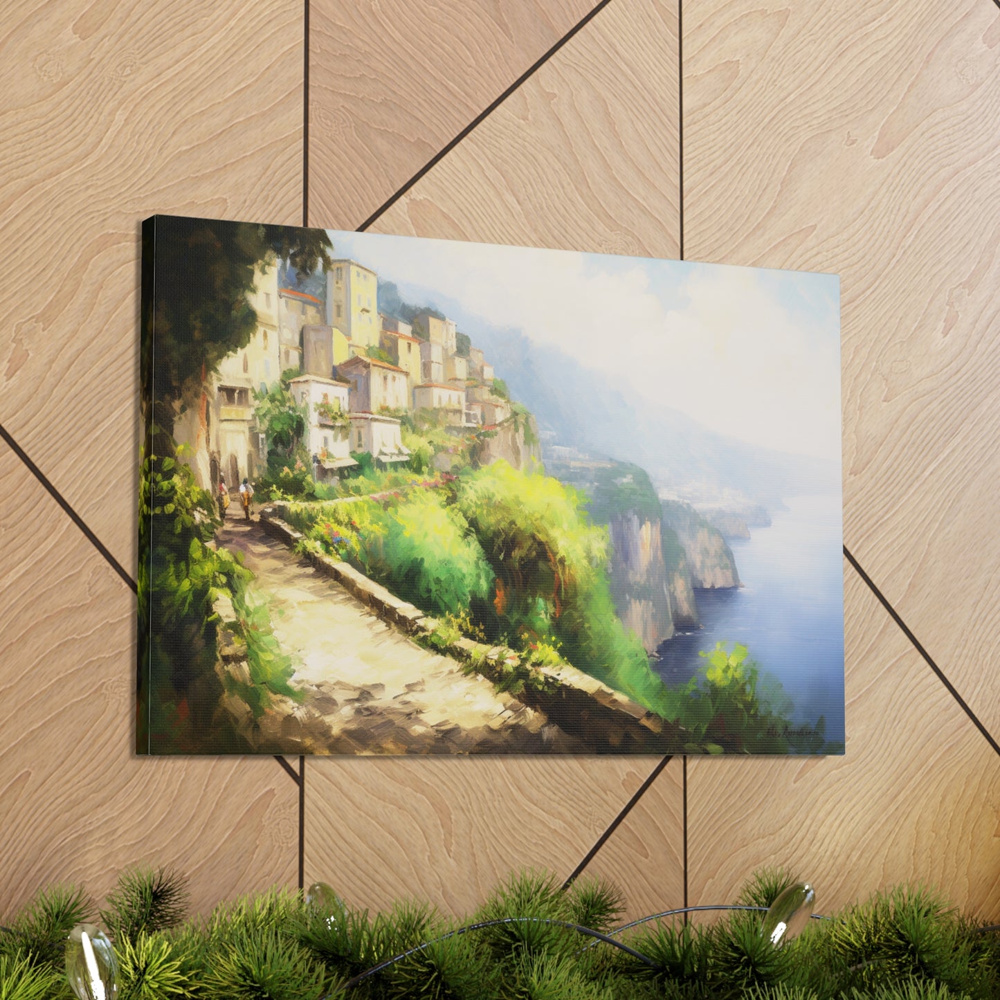 Landscape Painting for Living Room Oil Painting for Dining Room Painting for Bedroom Painting for Office Painting of Amalfi Coast