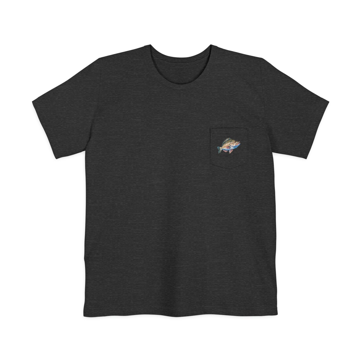 Fishing T-shirt for Fishing T-Shirt of Grouper T-shirt of Fish Pocket T-Shirt