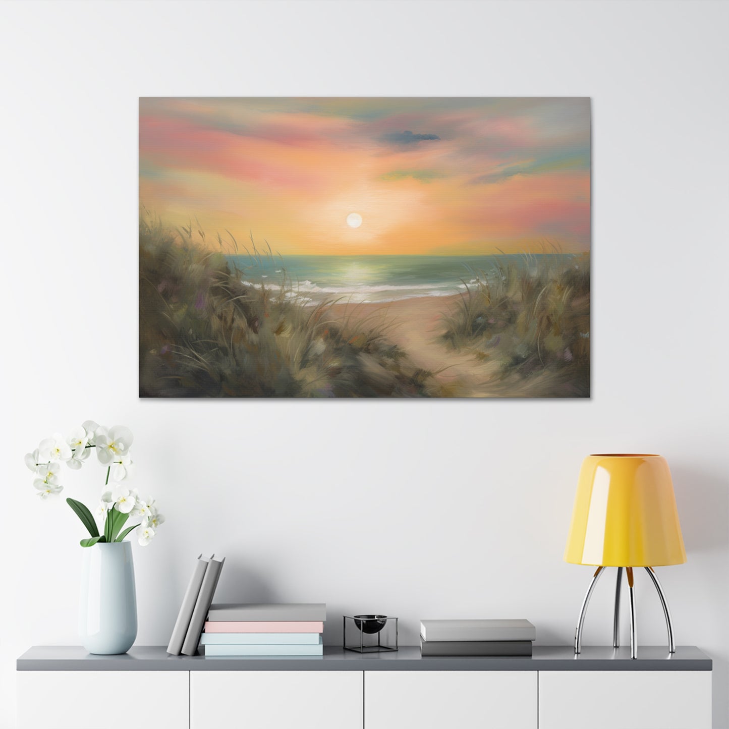 Sunset Painting for Living Room Oil Painting for Dining Room Painting for Bedroom Painting for Bedroom Painting on Canvas Beach Painting